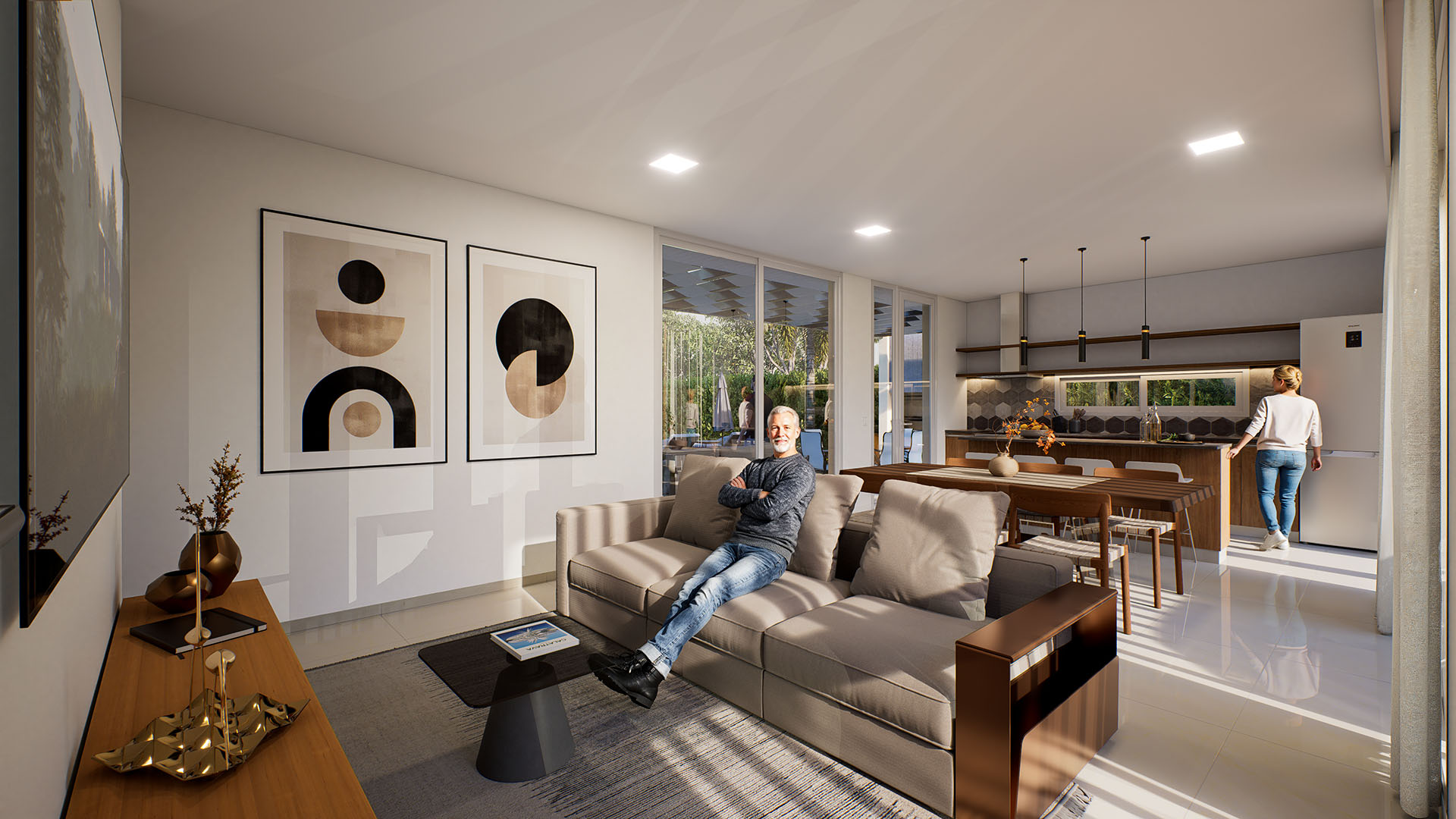 Estar comedor cocina